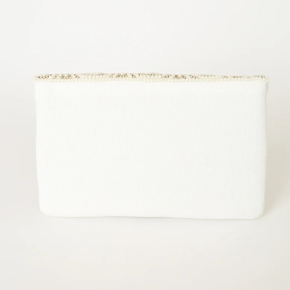 NWOT Lulus My Magic Moment White Pearl Clutch - Picture 6 of 10